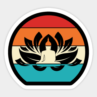 Yoga Serenity: Balance, Mindfulness, and Inner Peace Sticker